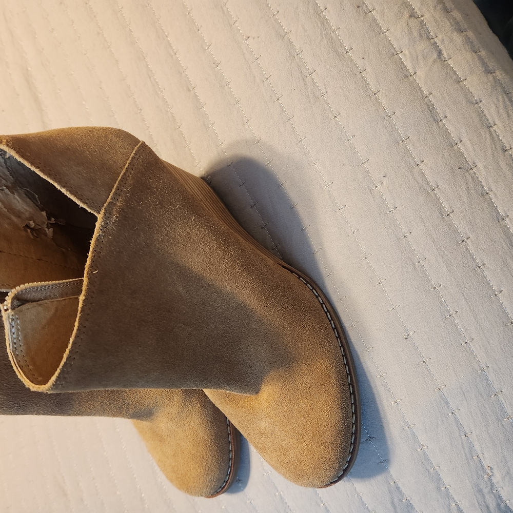 Tan Suede Ankle Boots